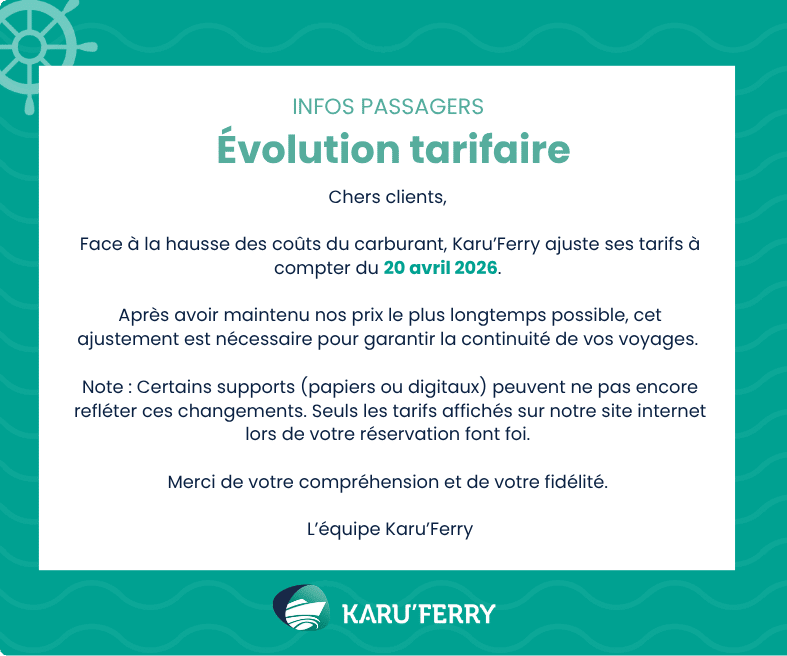 pop up site karuferry